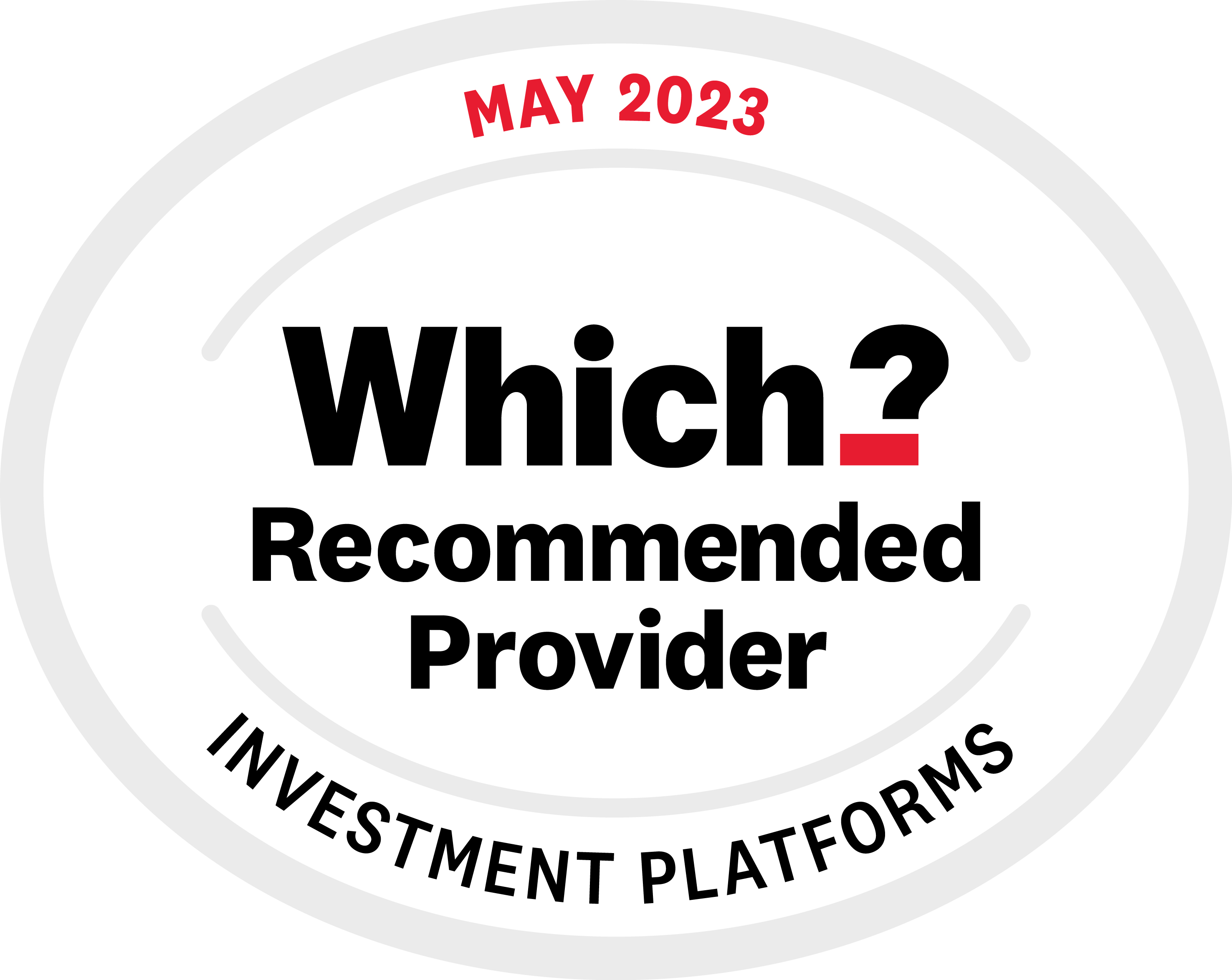 AJ Bell Which? recommended provider investments platform may 2023