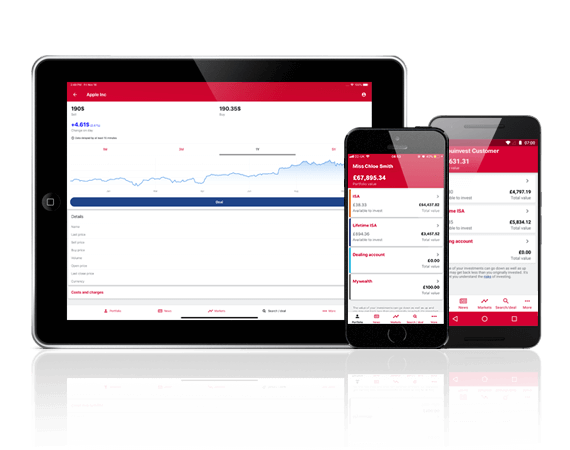 Monitor your portfolio values on iPad, iPhone and Android
